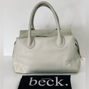 Beck Bags Montero Medium Leather Satchel Bag